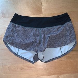 Grey Lululemon shorts
